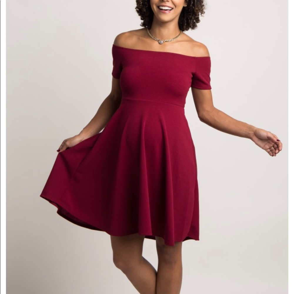 Maternity dress size small pink blush